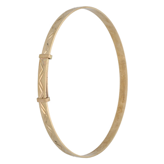 9ct Gold Expanding Bangle