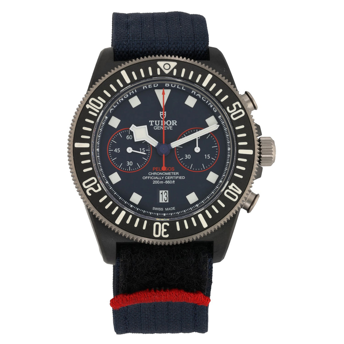 Tudor Pelagos Alinghi Red Bull Racing 25807K 43mm Carbon Watch