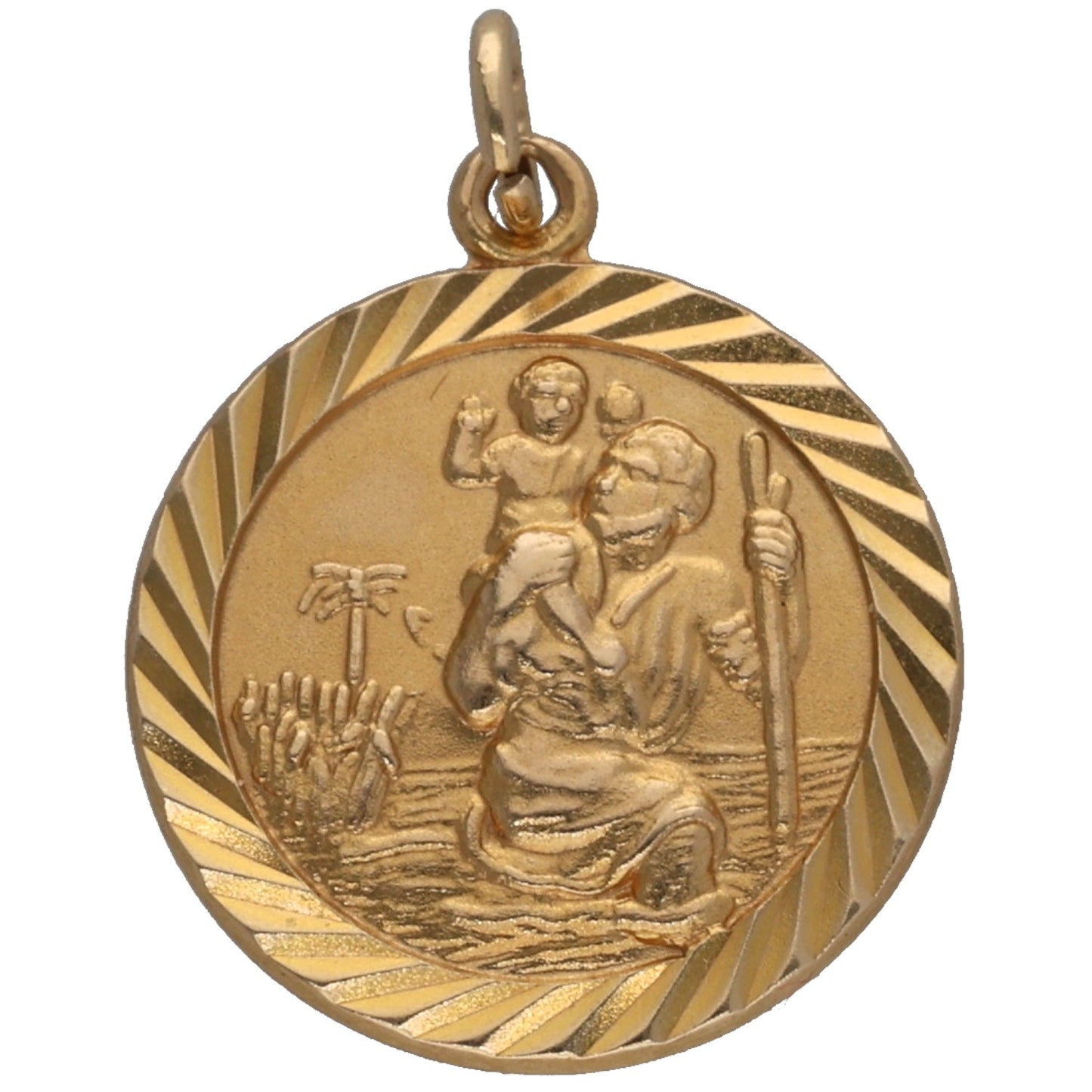 9ct Gold St Christopher Pendant