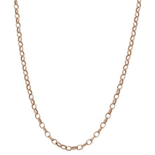 Load image into Gallery viewer, 9ct Rose Gold Belcher Chain 30&quot;
