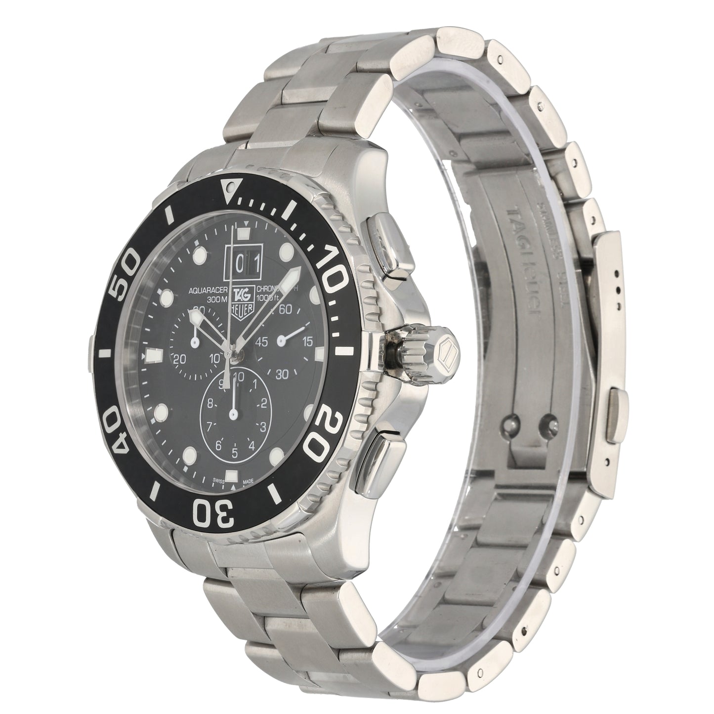 Tag Heuer Aquaracer CAN1010 44mm Stainless Steel Watch