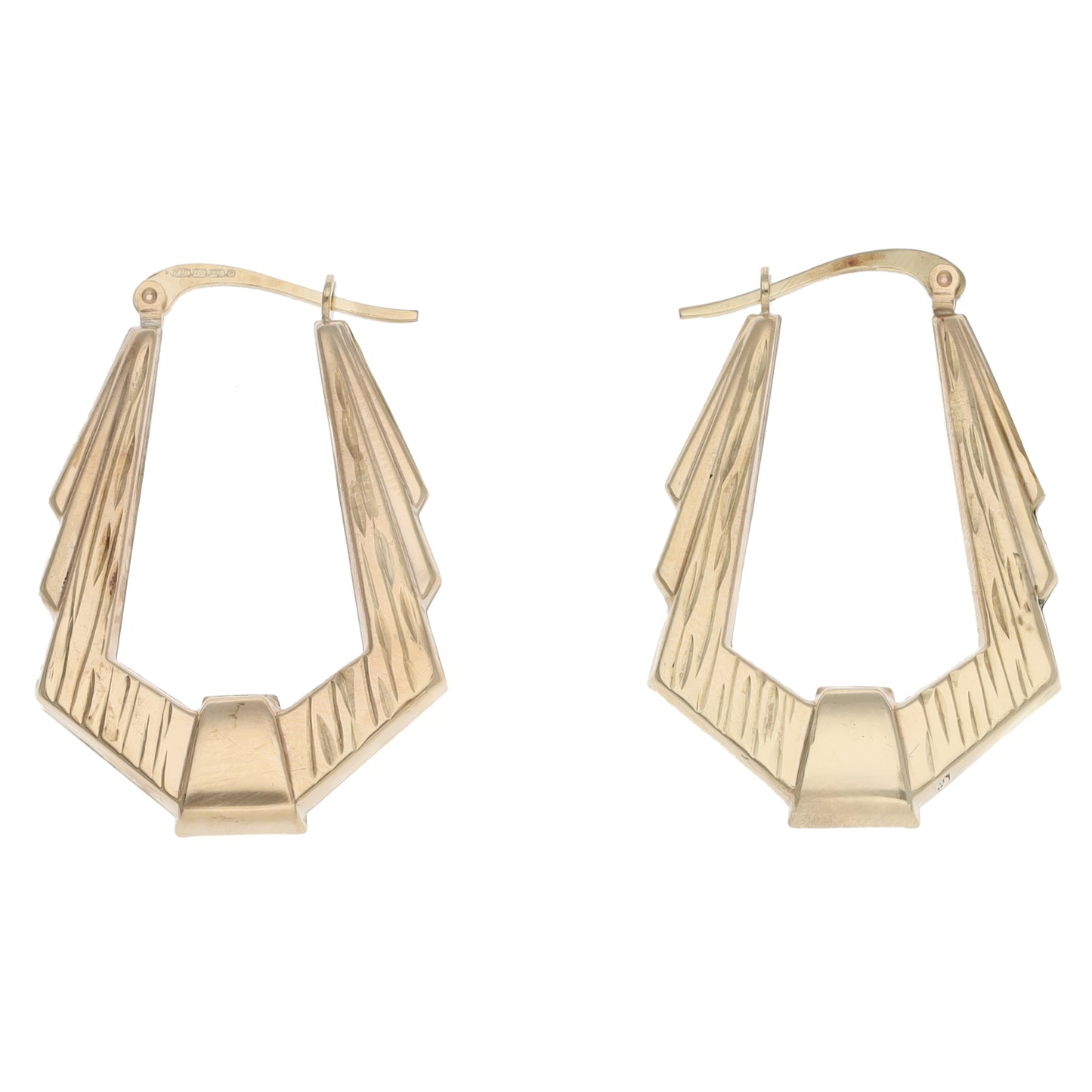 9ct Gold Creole Earrings