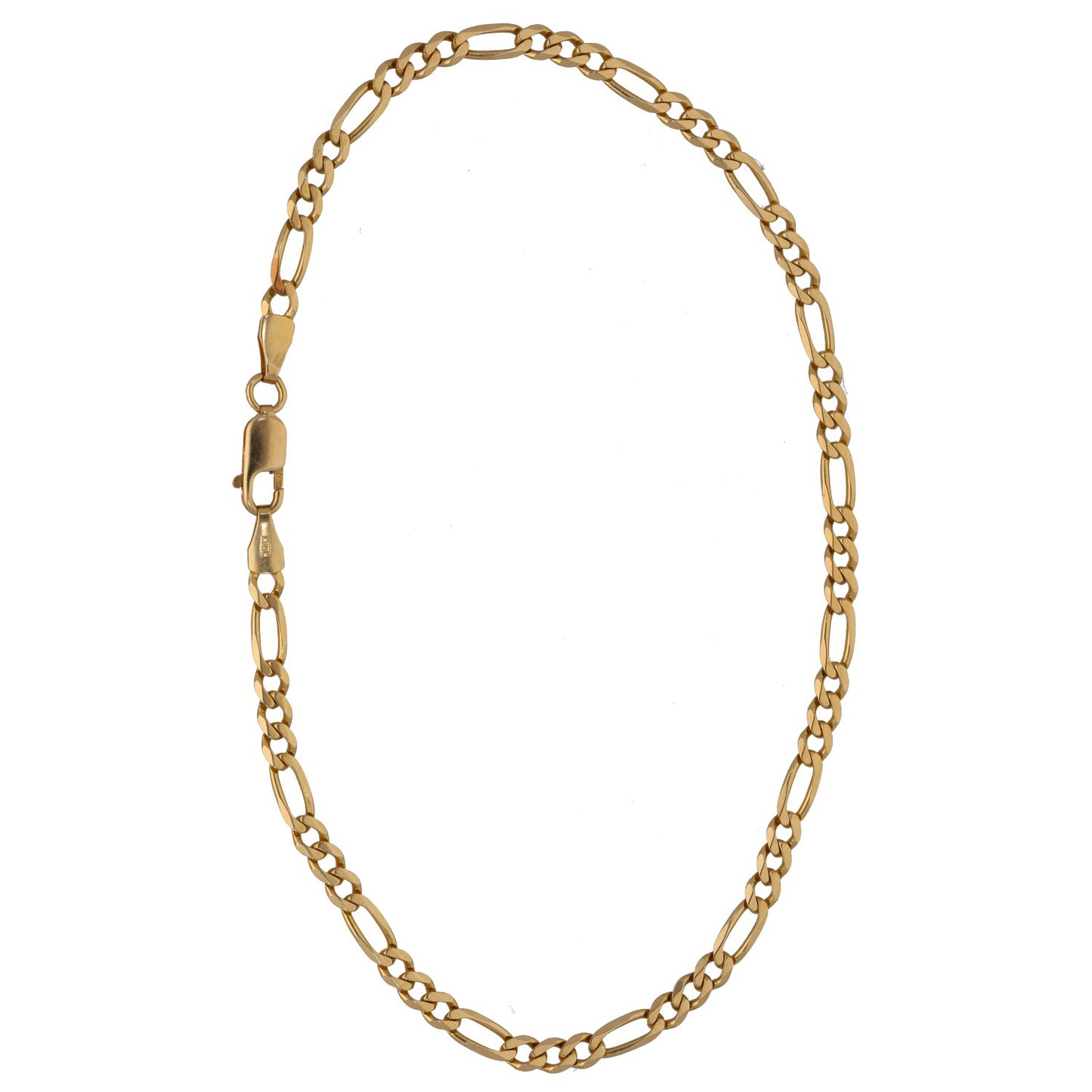 9ct Gold Figaro Bracelet