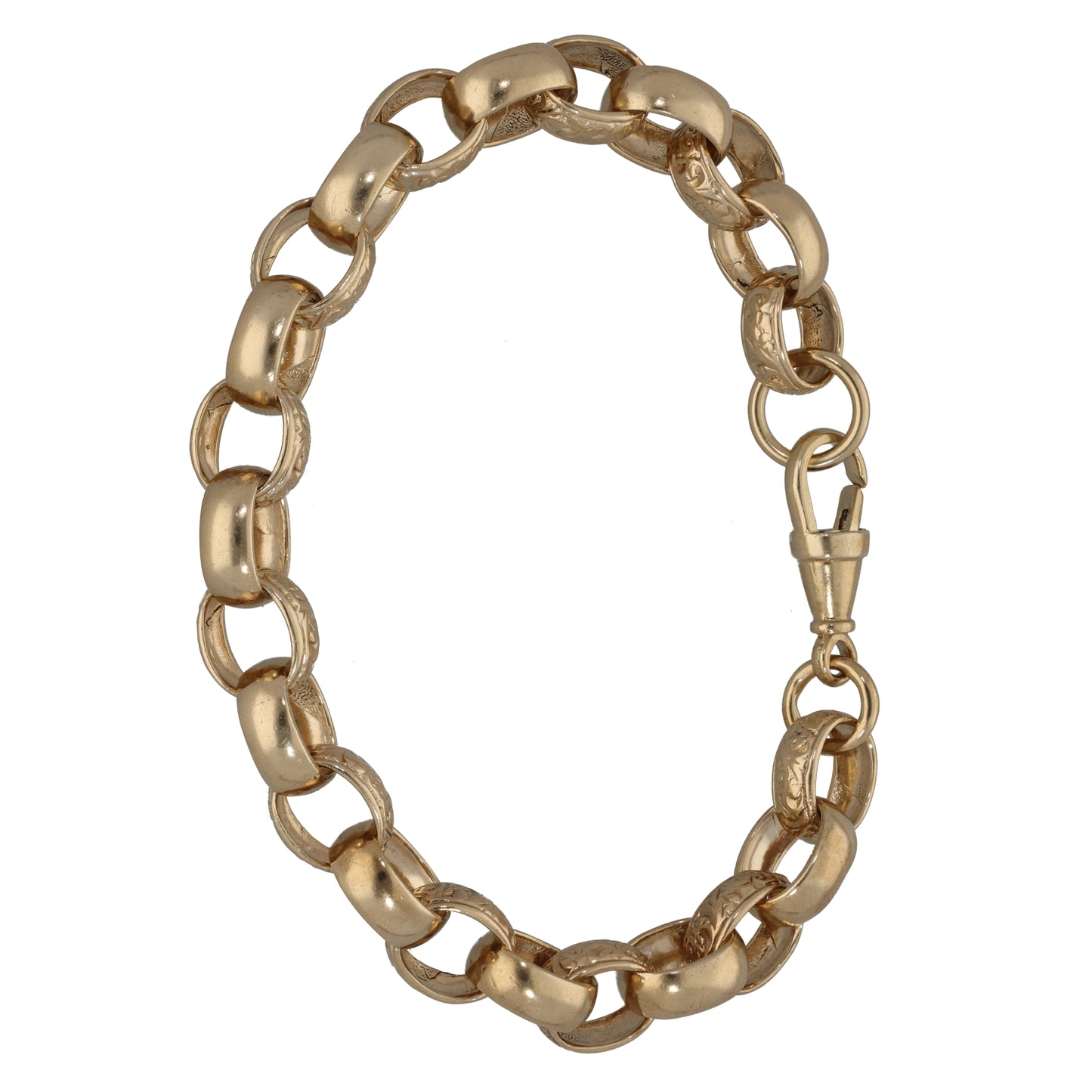 9ct Gold Belcher Bracelet