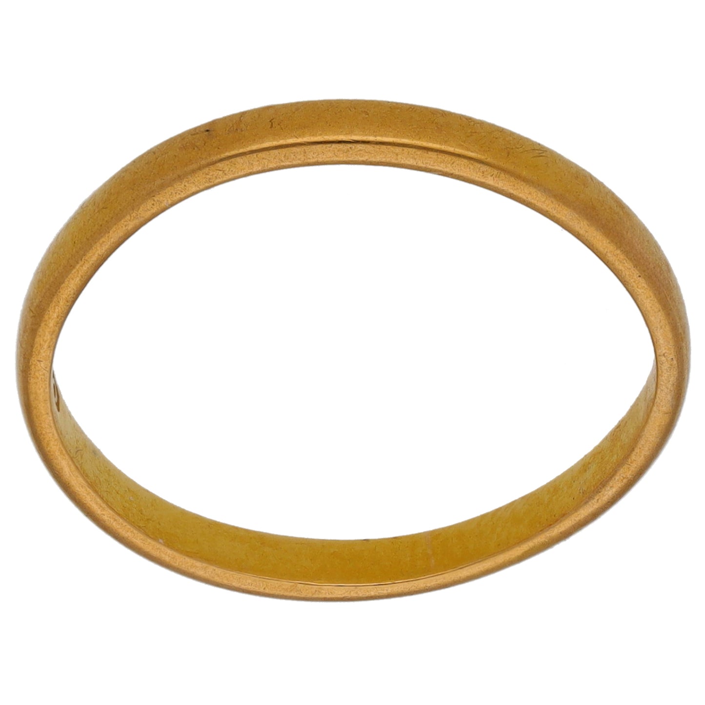 22ct Gold Plain Wedding Ring Size L