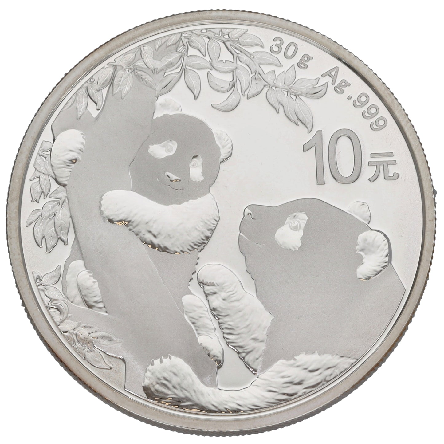 Fine Silver Chinese Panda 30g Coin 2021