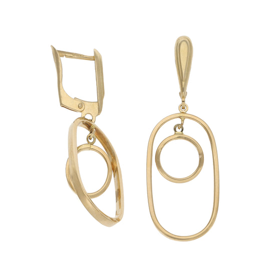 14ct Gold Drop Earrings