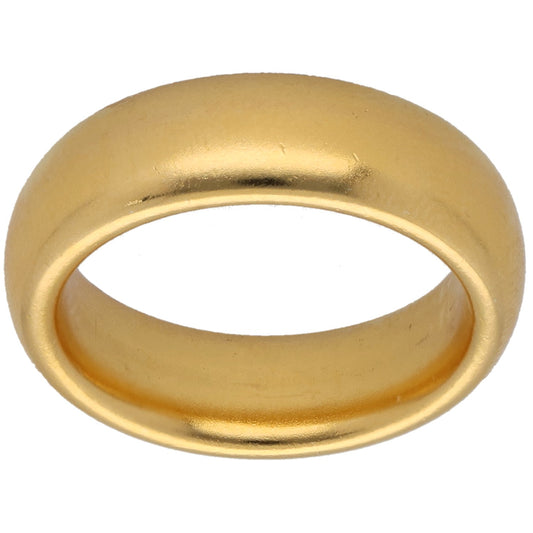 22ct Gold Plain Wedding Ring Size P