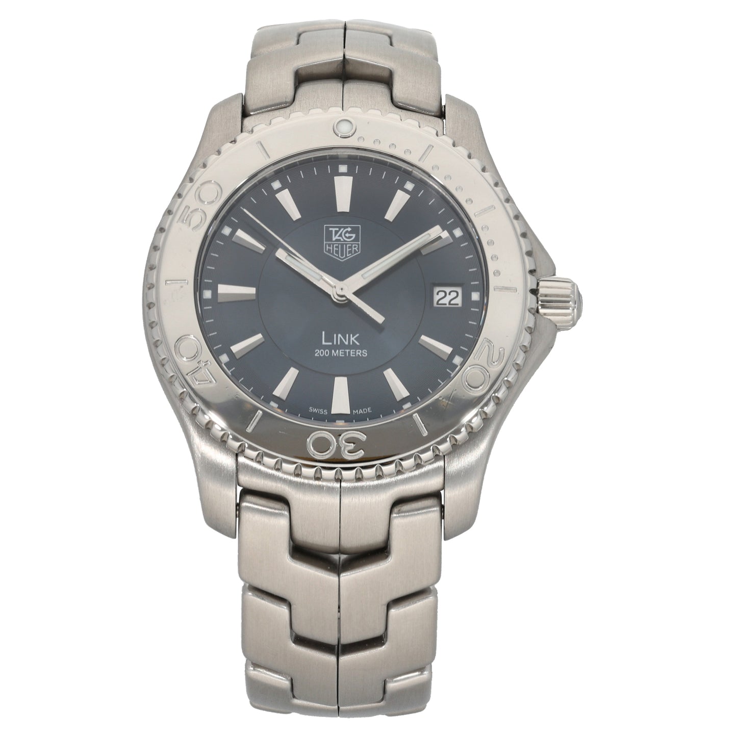 Tag Heuer Link WJ1112-0 39mm Stainless Steel Watch