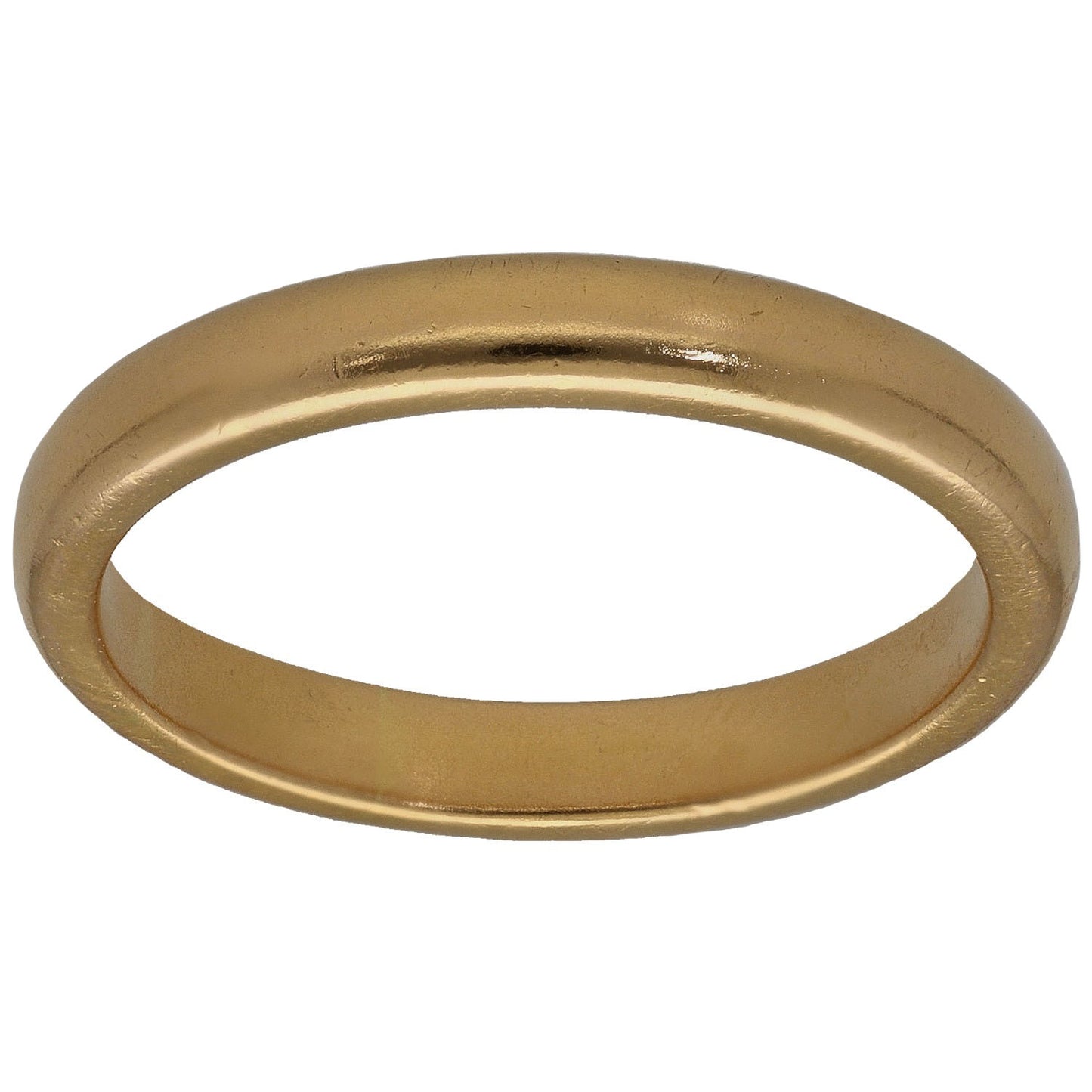 22ct Gold Plain Wedding Ring Size O