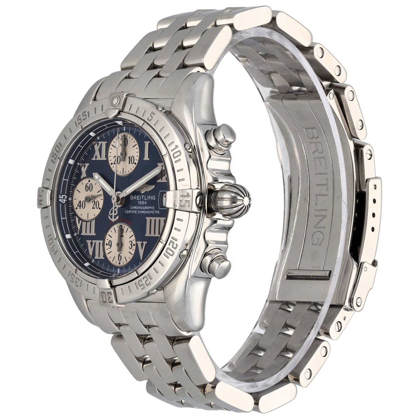 Breitling Cockpit A13358 39mm Stainless Steel Watch