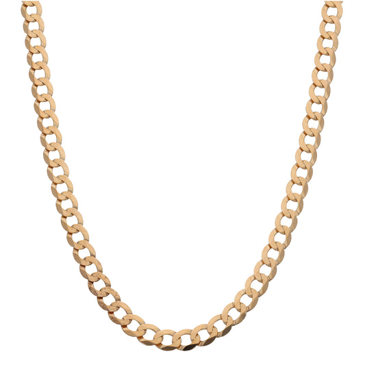 9ct Gold Curb Chain 20"