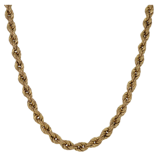 9ct Gold Rope Chain 18"