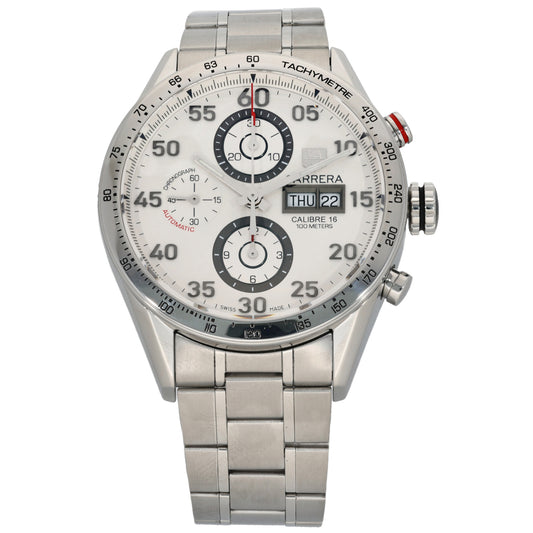 Tag Heuer Carrera CV2014 43mm Stainless Steel Watch
