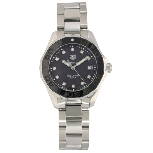 Tag Heuer Aquaracer WAY131M 35mm Stainless Steel Watch