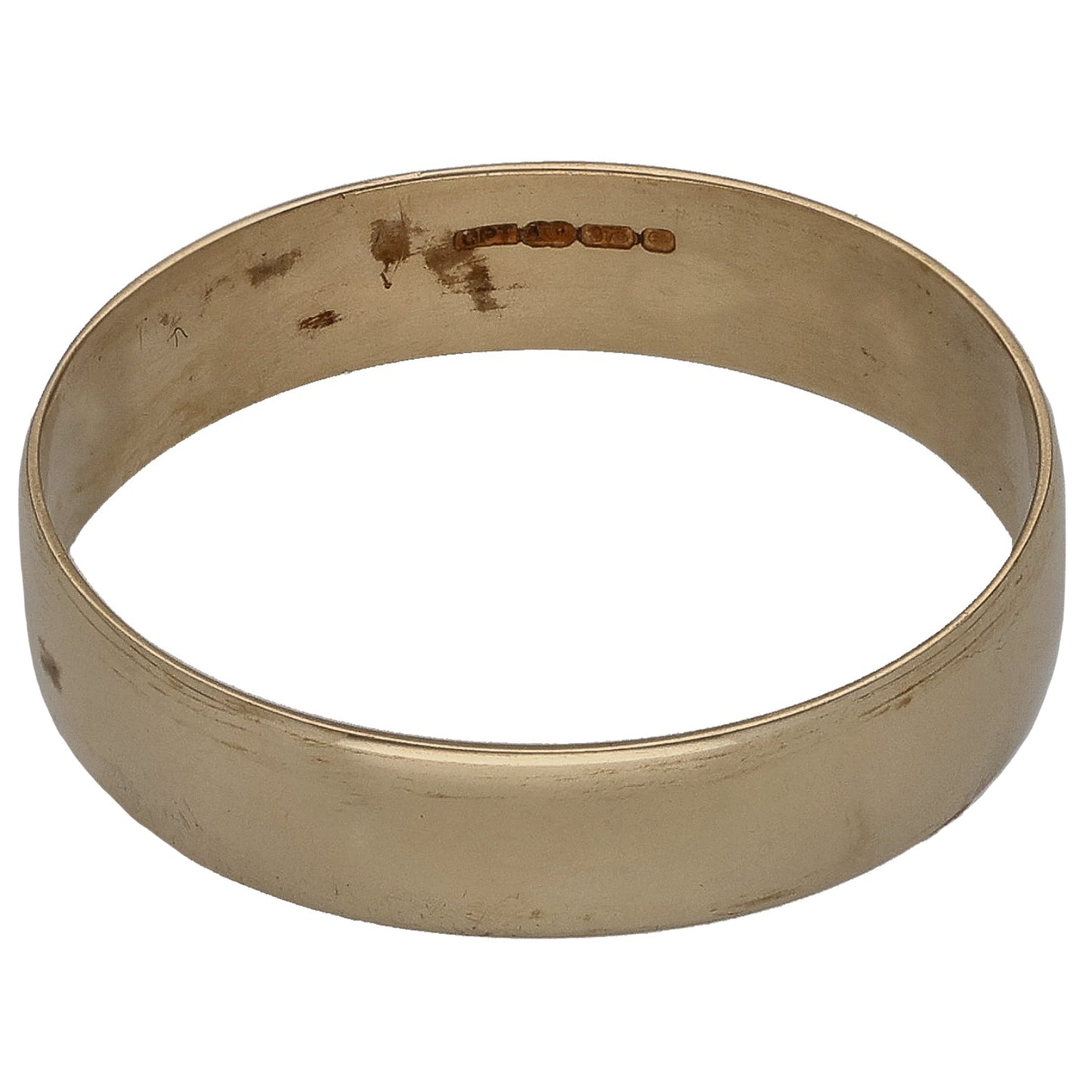 9ct Gold Plain Wedding Ring Size O