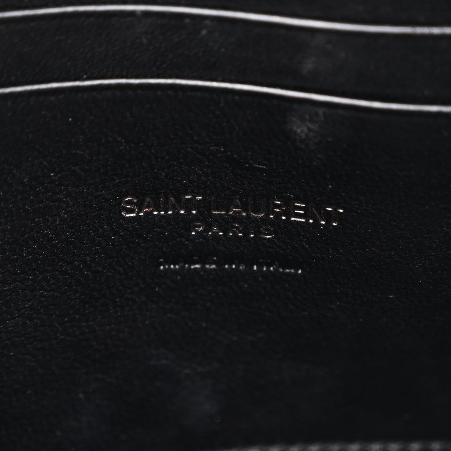 Yves Saint Laurent Lou Camera Calfskin Leather Bag - Black