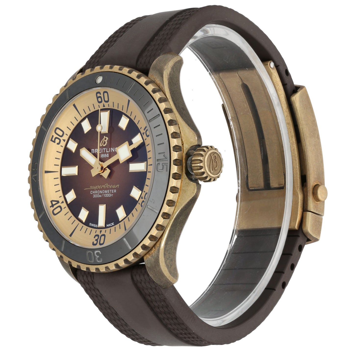 Breitling Superocean N17376 44mm Bronze Watch