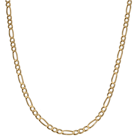 9ct Gold Figaro Chain 20"