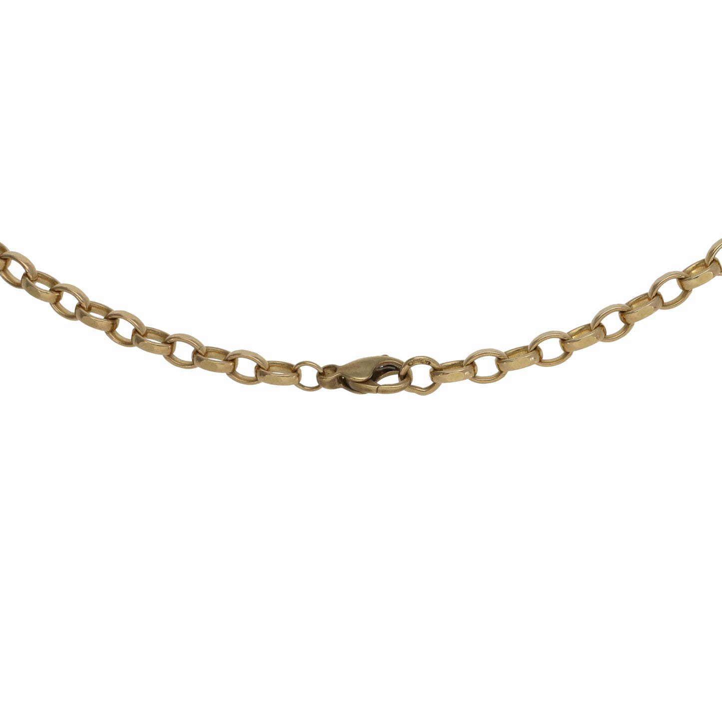 9ct Gold Belcher Chain 18"