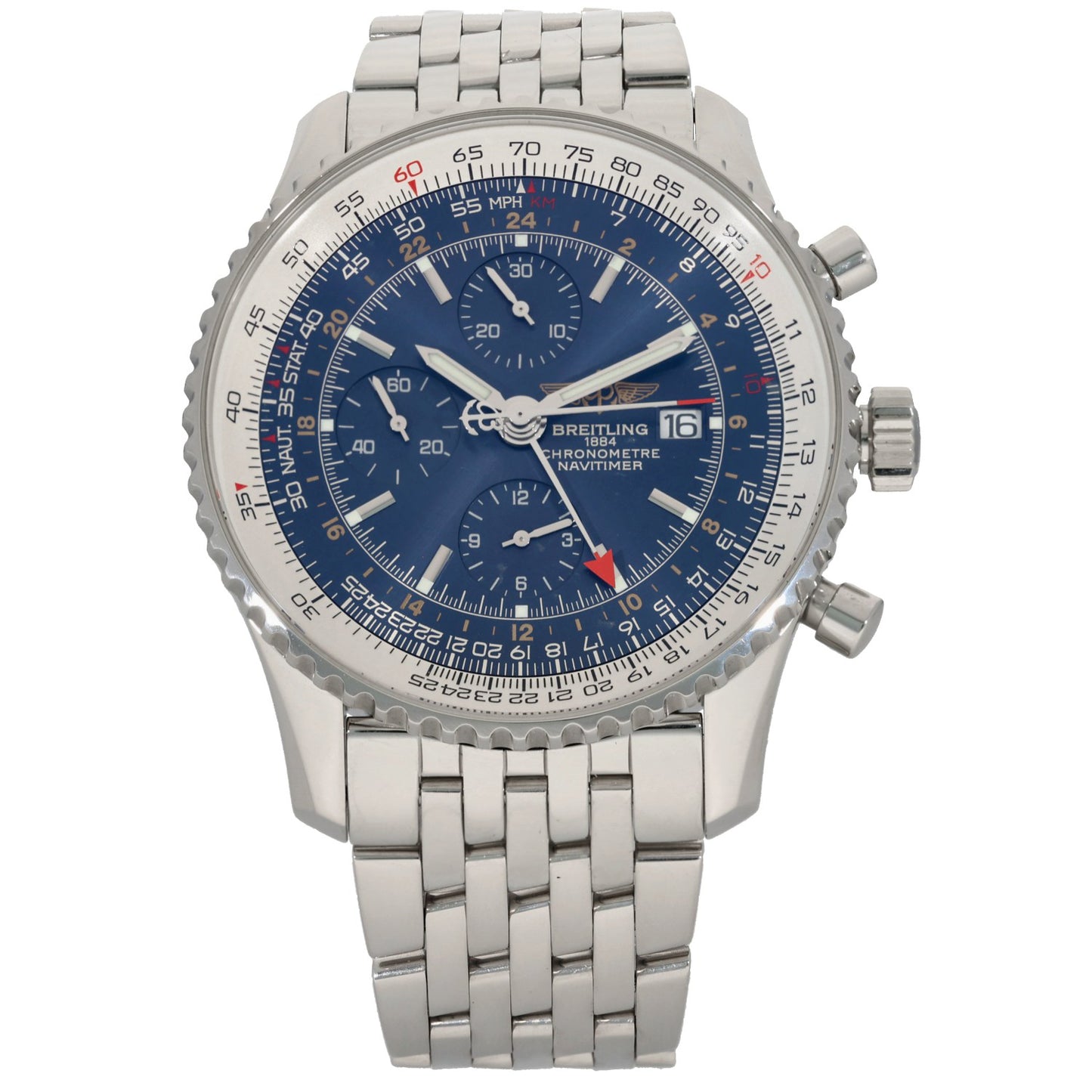 Breitling Navitimer A24322 46mm Stainless Steel Watch