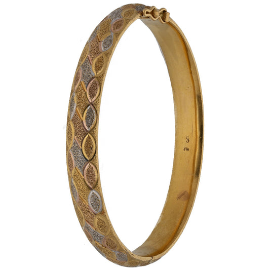 22ct Gold Hinged/Clasp Bangle