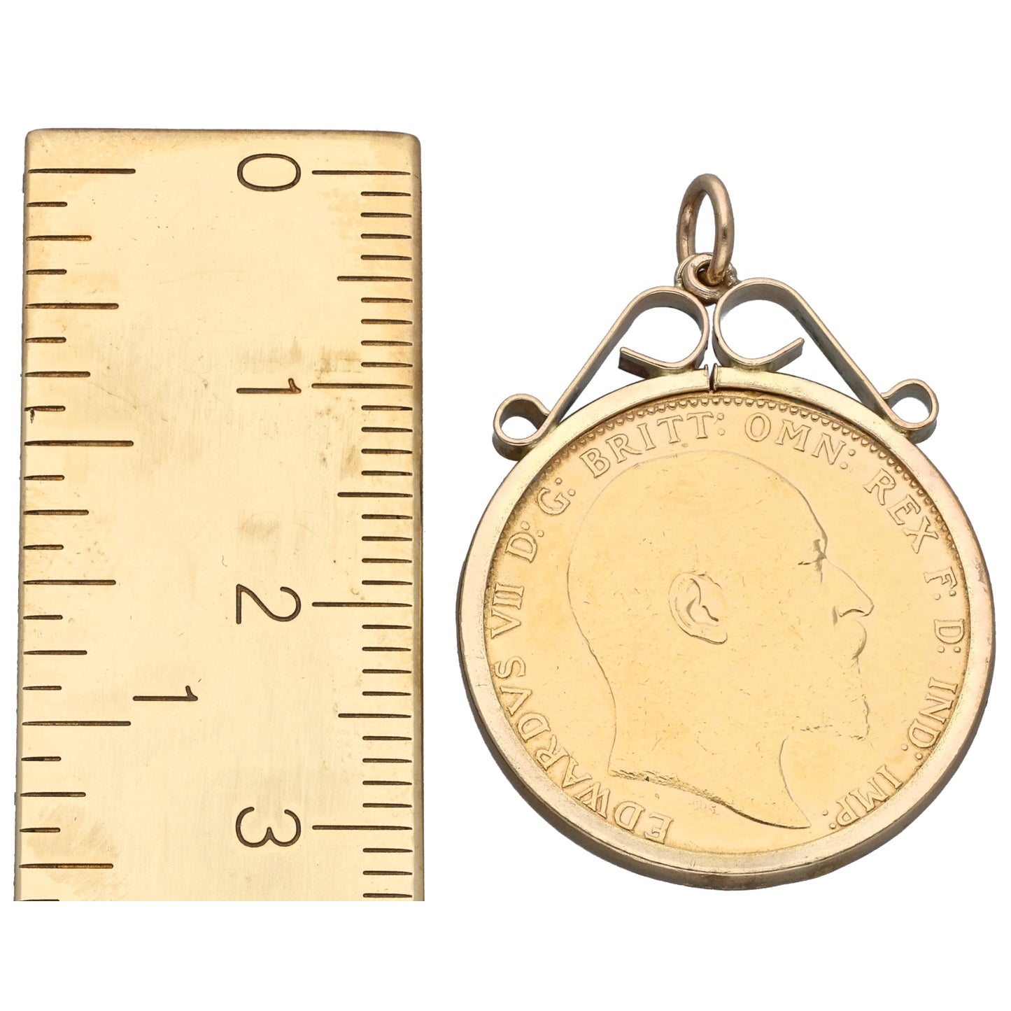 9ct Gold Full Sovereign Coin Pendant