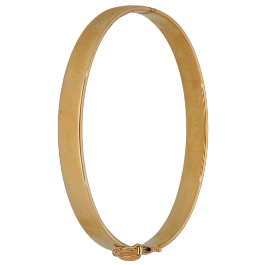 9ct Gold Hinged/Clasp Bangle