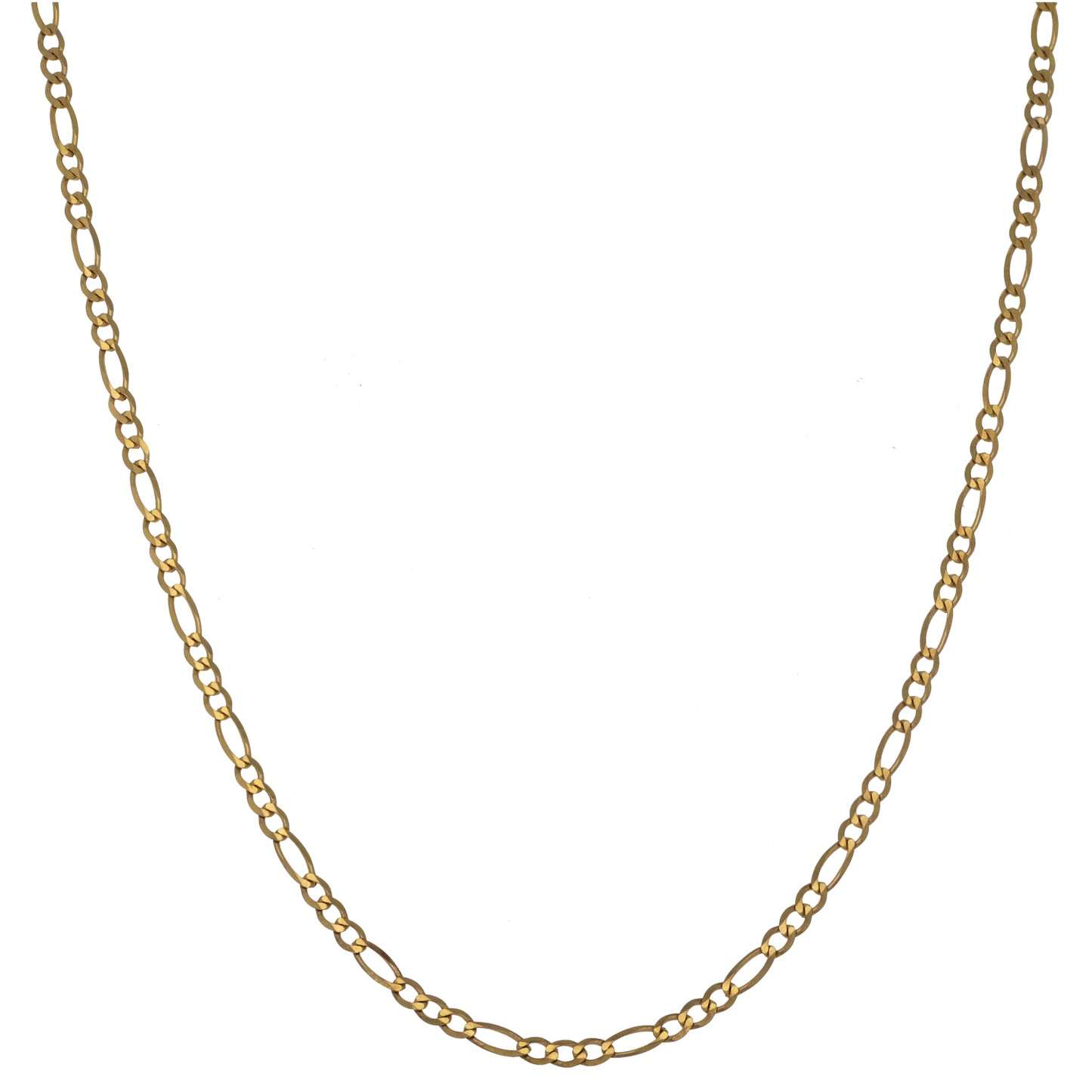 9ct Gold Figaro Chain 22"