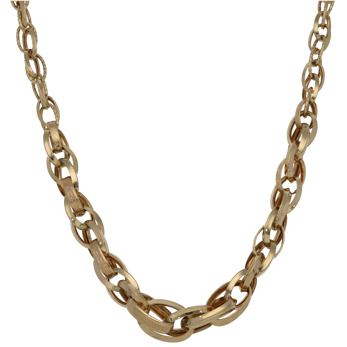 14ct Gold Fancy Necklace 20"