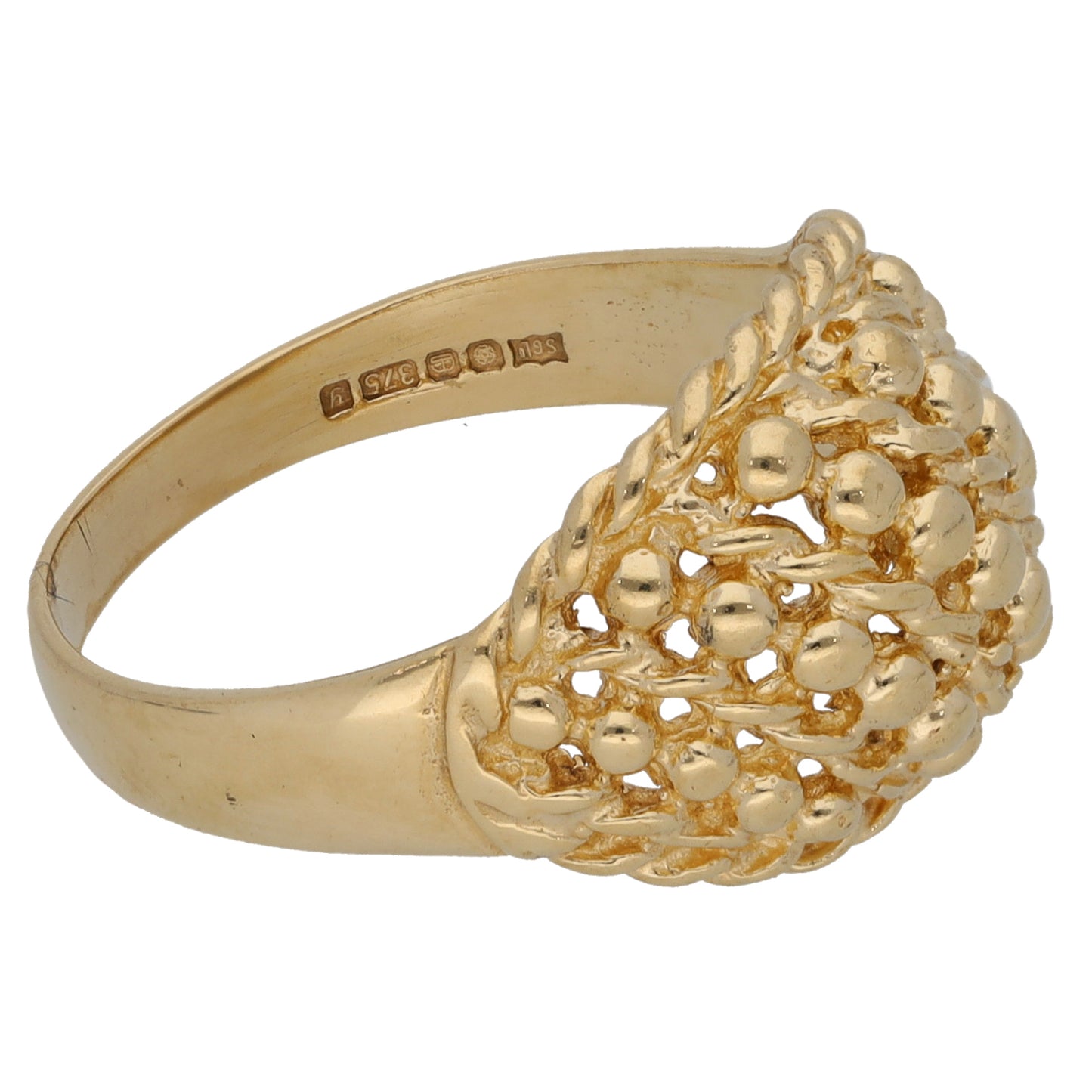 9ct Gold Alternative Ring Size O