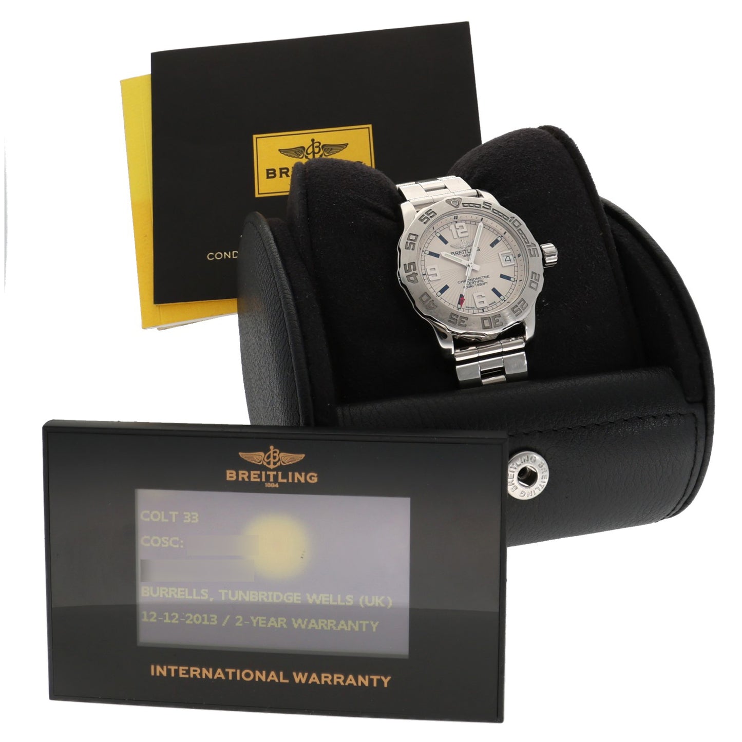 Breitling Colt A77387 33mm Stainless Steel Watch