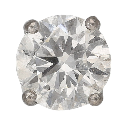 18ct White Gold 1.55ct Laboratory-Grown Diamond Solitaire Earring