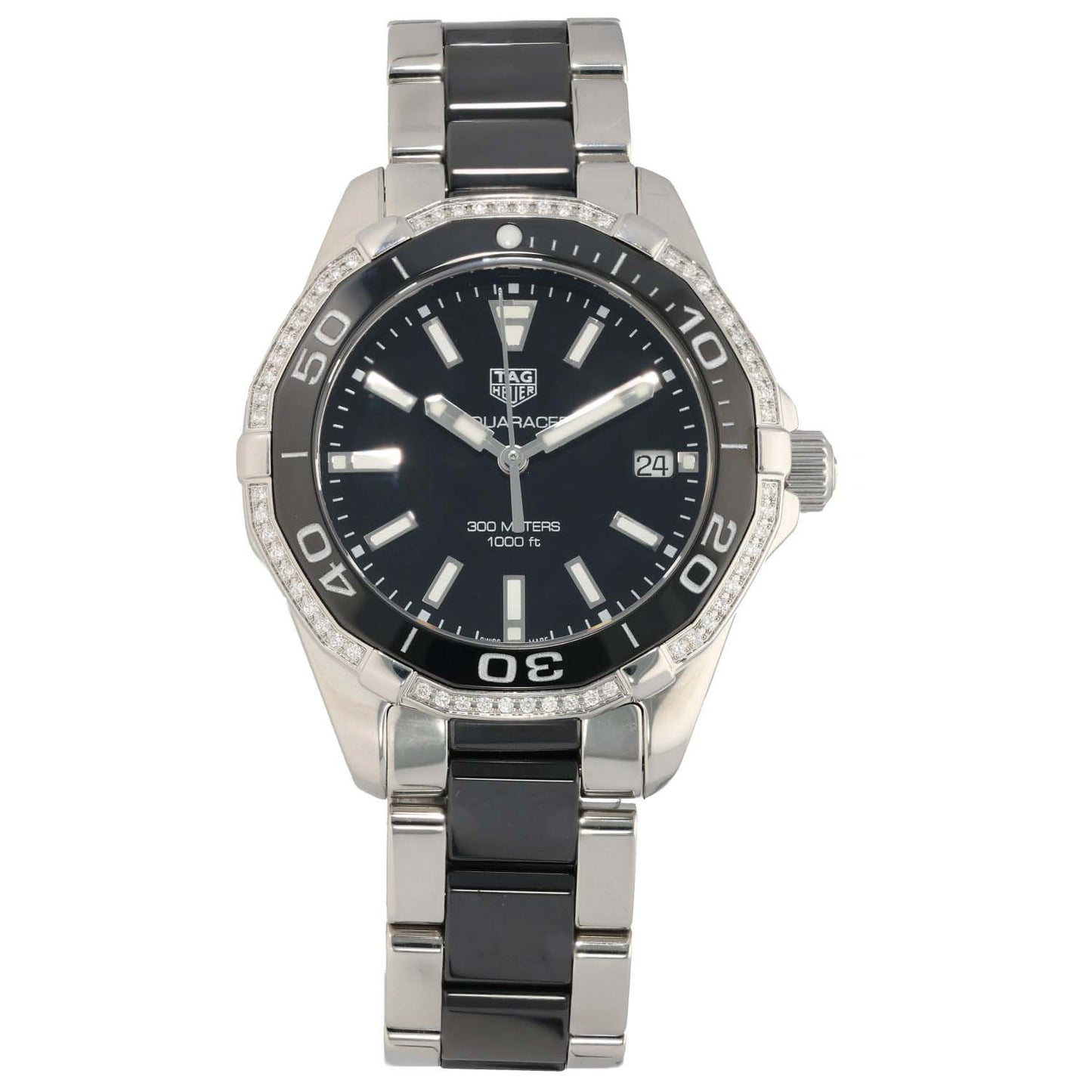 Tag Heuer Aquaracer WAY131G 35mm Stainless Steel Watch