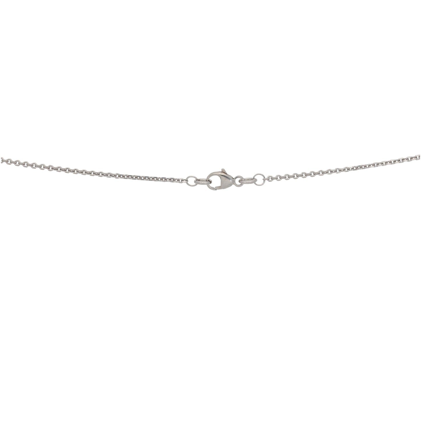 9ct White Gold Belcher Chain 20"