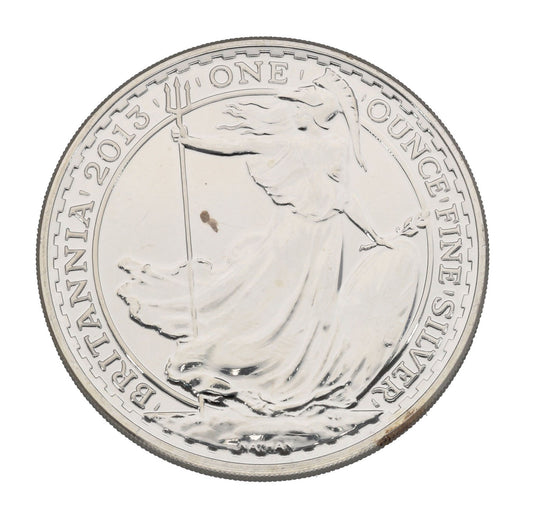 Fine Silver Queen Elizabeth II 1 OZ Britannia Coin 2013