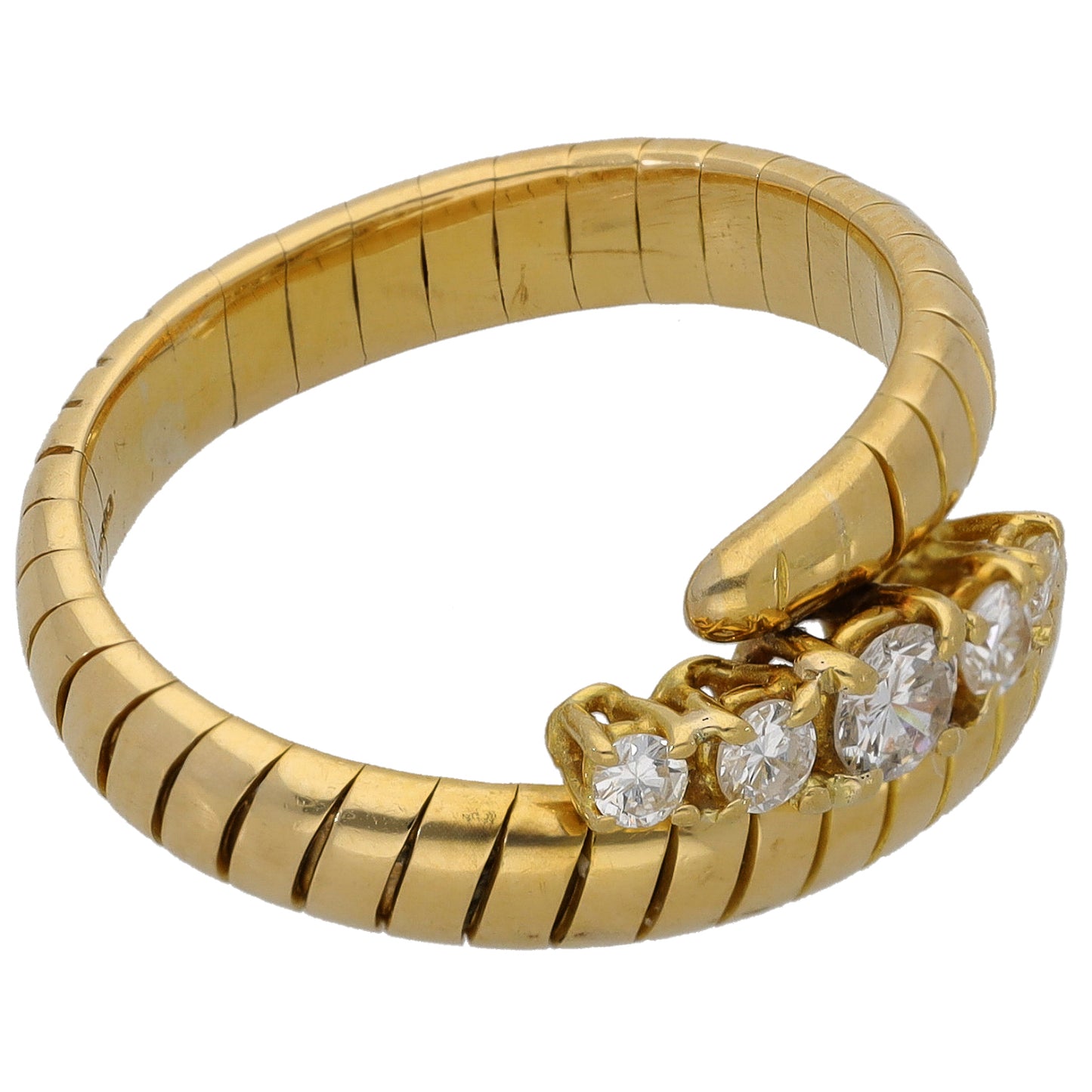 18ct Gold 0.31ct Diamond Dress/Cocktail Ring Size N