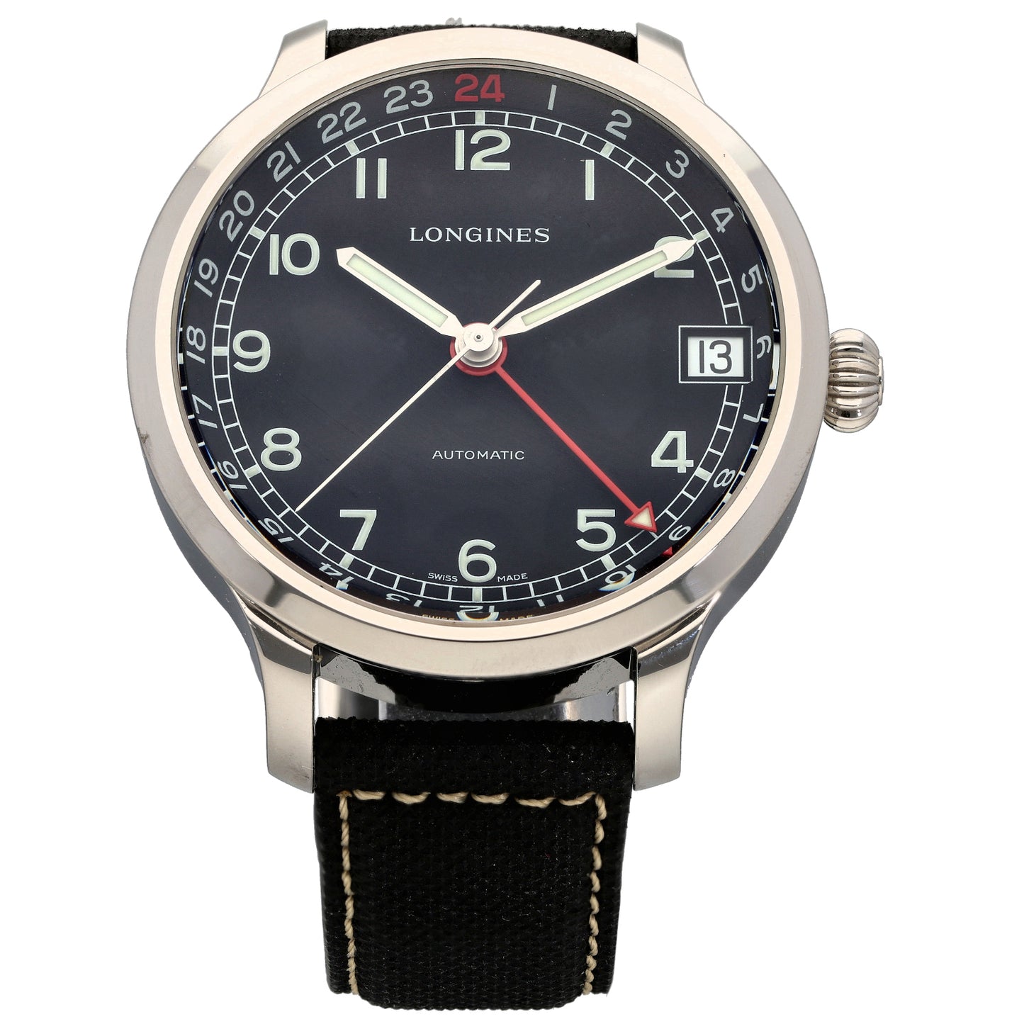 Longines Heritage Military L2.789.4 42mm Stainless Steel Watch