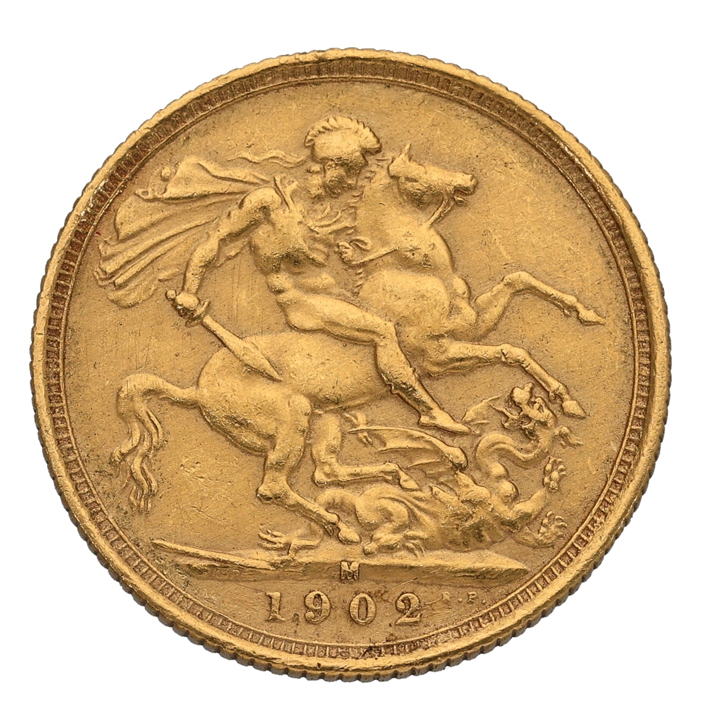 22ct Gold King Edward VII Full Sovereign Coin 1902