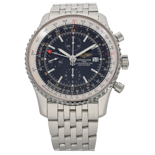 Breitling Navitimer World A24322 46mm Stainless Steel Watch