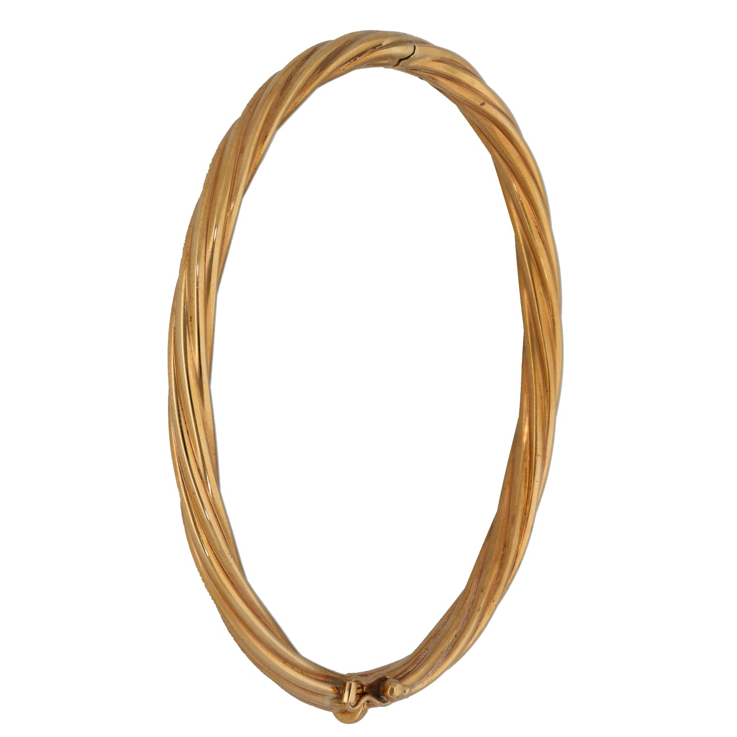 9ct Gold Hinged/Clasp Bangle