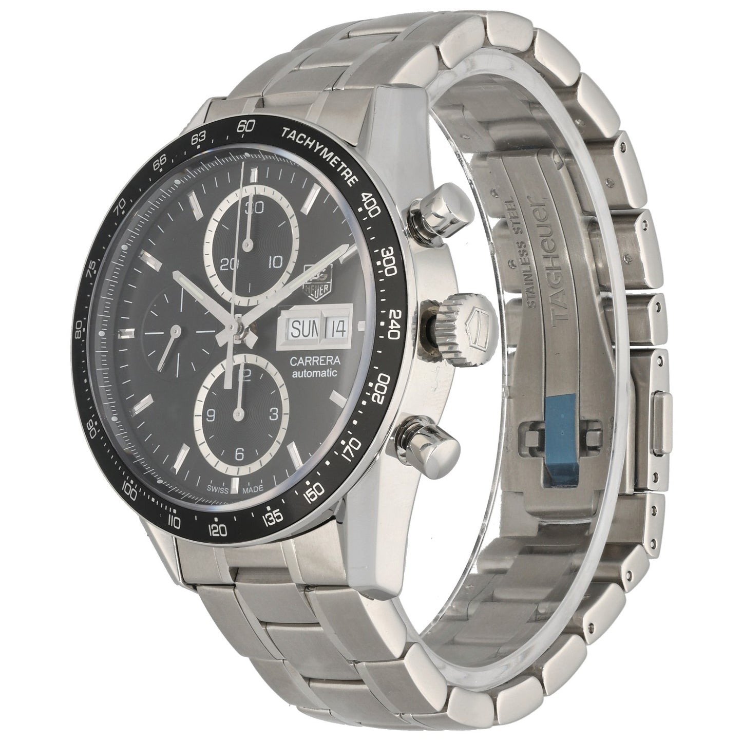 Tag Heuer Carrera CV201AG 41mm Stainless Steel Watch