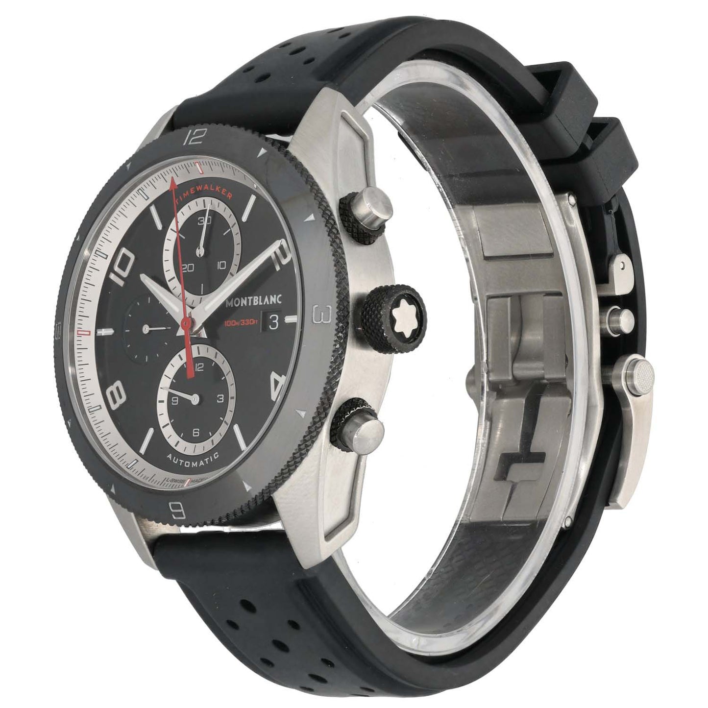 Montblanc Timewalker 7424 44mm Stainless Steel Watch