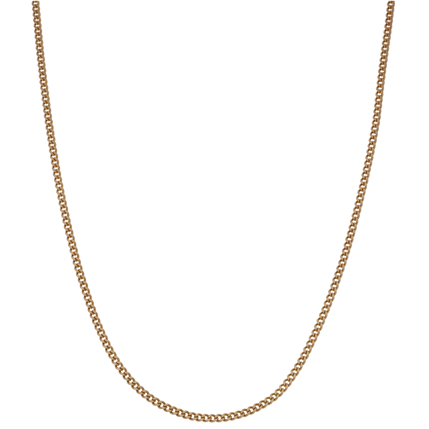 9ct Gold Curb Chain 24"