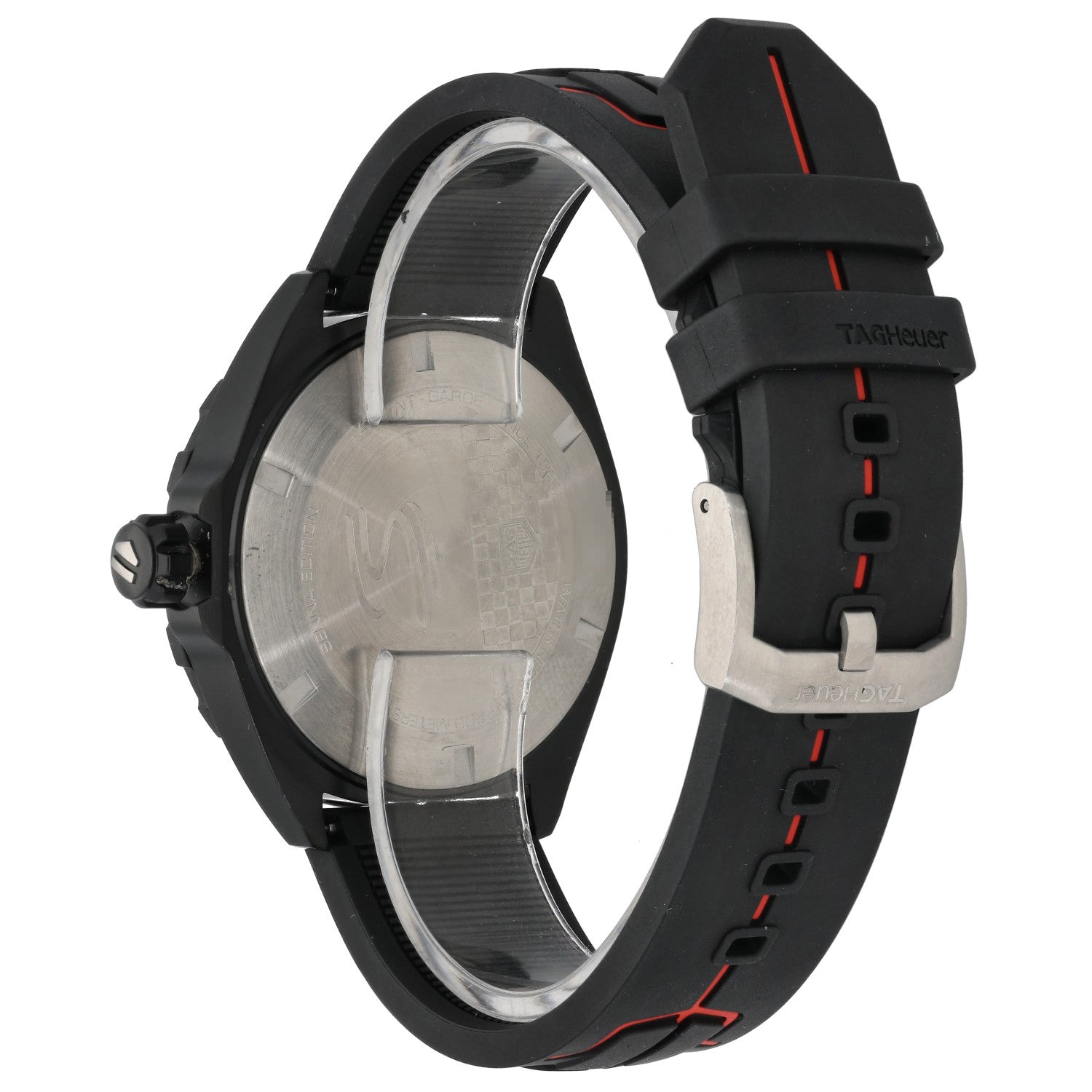 Tag Heuer Formula 1 Ayrton Senna Special Edition WAZ1014, black and red dial, PVD Stainless steel