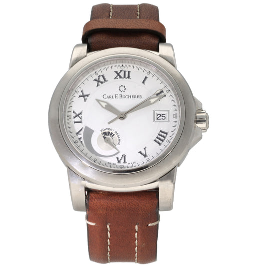 Carl F. Bucherer Patravi Power Reserve 10616.08A 38.5mm Stainless Steel Watch