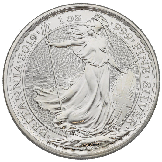 Fine Silver Queen Elizabeth II 1 OZ Britannia Coin 2019