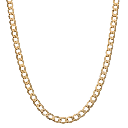 9ct Gold Curb Chain 20"