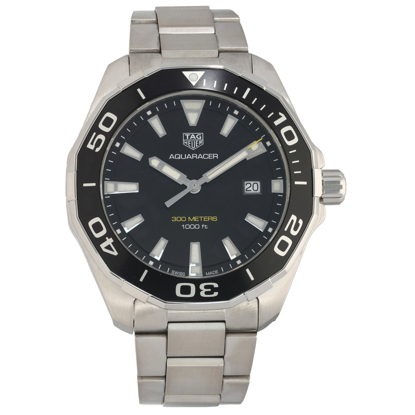 Tag Heuer Aquaracer WAY101A 43mm Stainless Steel Watch
