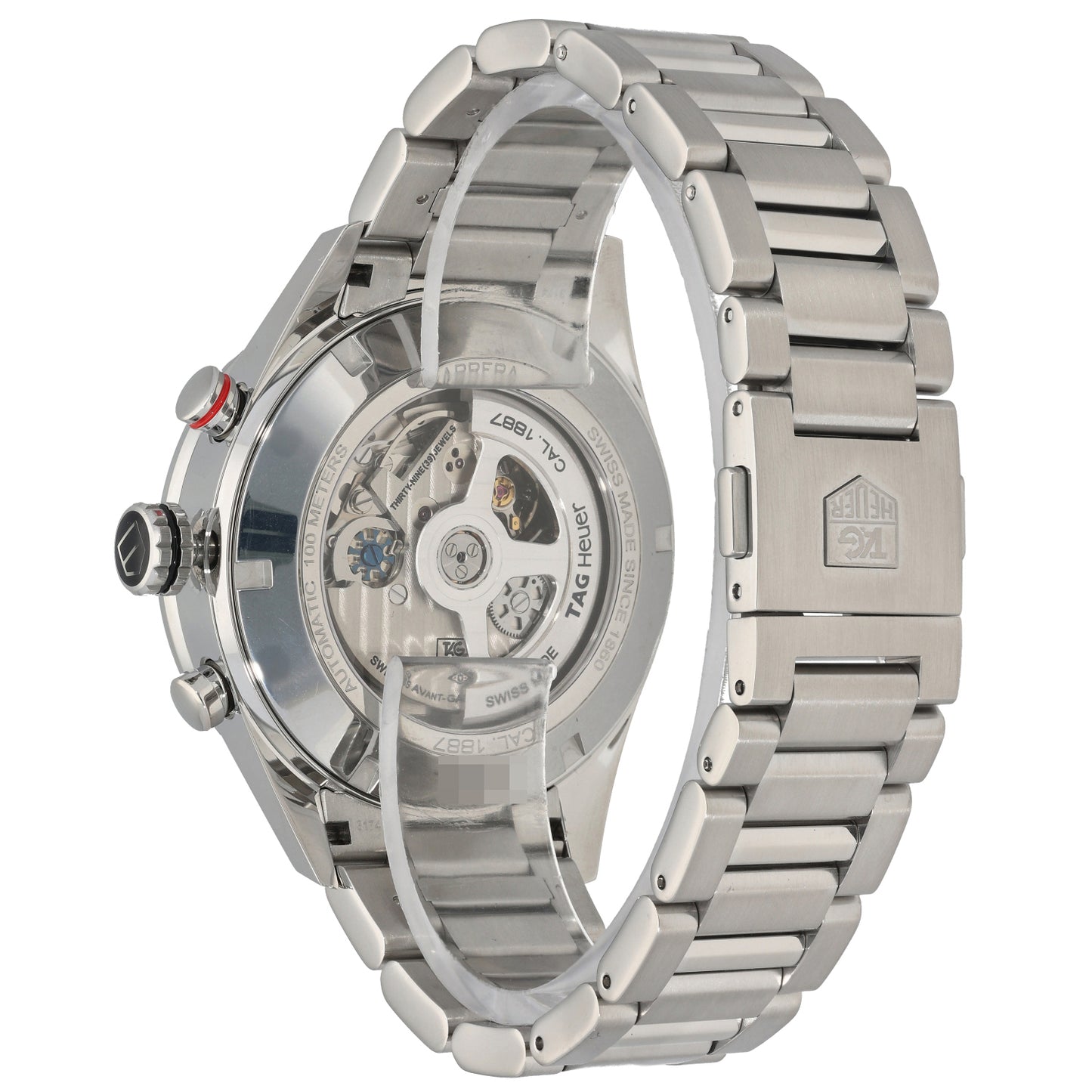 Tag Heuer Carrera CAR2A10-4 44mm Stainless Steel Watch